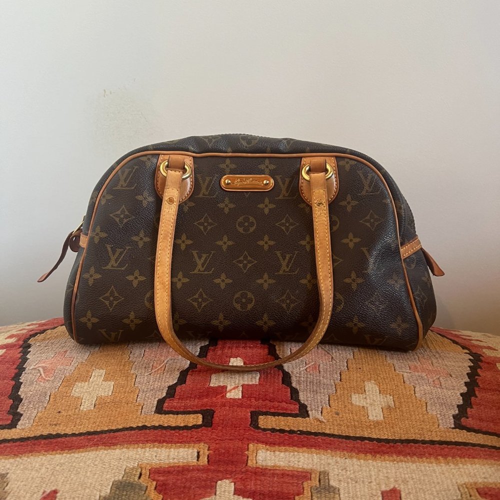 LOUIS VUITTON Monogram Montorgueil GM Shoulder Bag